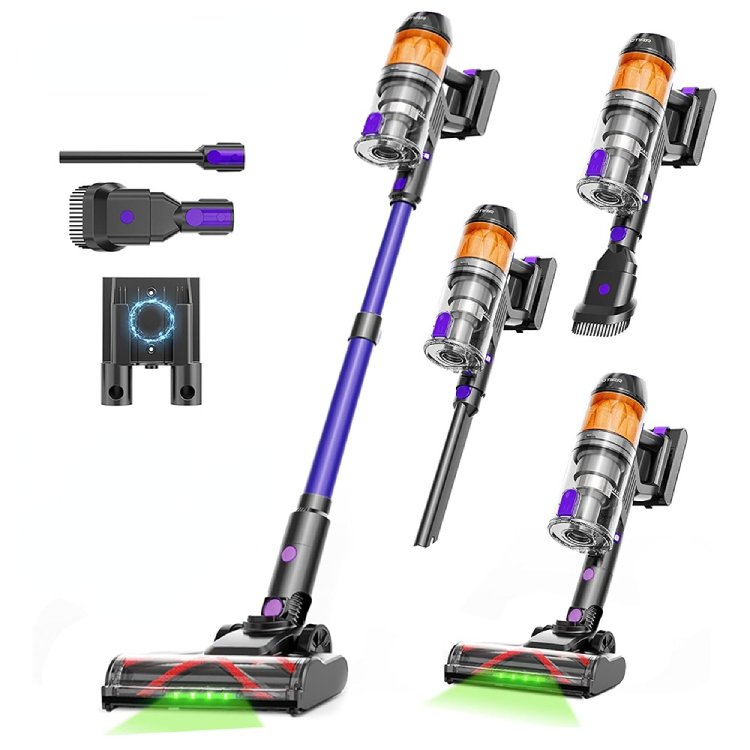 VA30 cordless vacuum cleaner and accessories